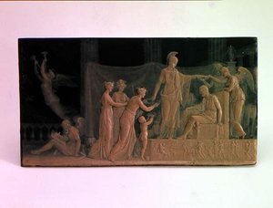 De Apotheose van Graaf Aleksandr Sergeevich Stroganov, President van de Academie van Kunsten