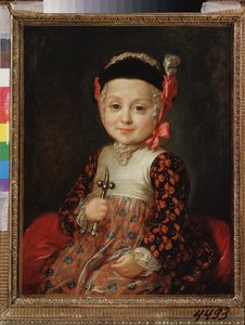 Portret van Alexei Grigorievitch Bobrinski (1762-1813) als kind