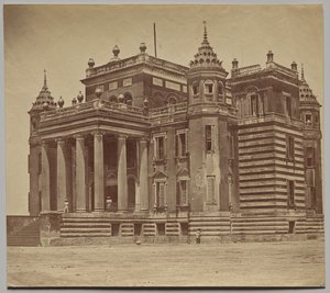 Het Dilkoosha Paleis door Felice A. Beato