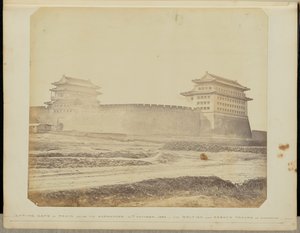 [Anting Poort van Peking na de Overgave - 21 oktober 1860 - De Britse en Franse troepen in bezit].