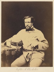 [Kapitein C. Chamberlain]. door Felice Beato