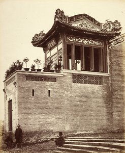 [Chinees koopmanshuis, Kanton, China].