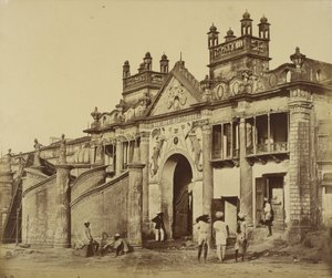 Ingang van de Kaiserbagh door Felice Beato