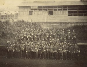 Groepsportret van het Royal Marine Battalion