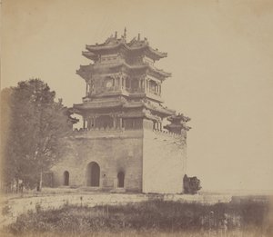 Keizerlijk zomerpaleis Yuen Min Yuen, Peking, voor de brand, 18 oktober 1860