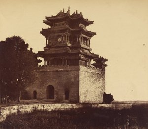 Keizerlijk Zomerpaleis voor de brand van Yuan Ming Yuan, 18 oktober 1860