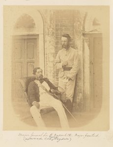 Luitenant-generaal Sir R. Napier, K.C.B., en Majoor Greatherd