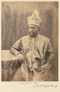 Moostafor Ali Khan van de koninklijke familie van Oudh door Felice Beato