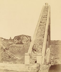 Oude Sterrenwacht bij Delhi door Felice Beato