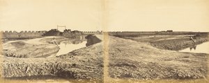 Tangkoo Fort na de verovering, met de Franse en Engelse ingang, 10 augustus 1860, 1860