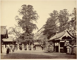 [Tempel bij Shiba]. door Felice Beato