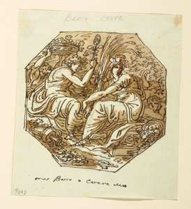 Bacchus en Ceres door Felice Giani