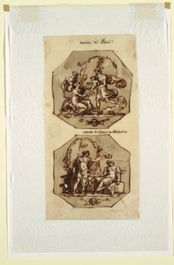 Geboorte van Bacchus; Banket van Bacchus en Ariadne
