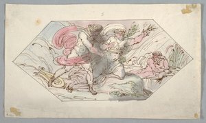 Tekening, Apollo en Daphne, 1796-98