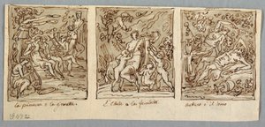 Lente, zomer, herfst door Felice Giani