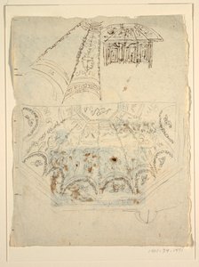 Studie voor de Sala di Apollo, Palazzo Milzetti, Faenza door Felice Giani