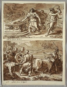 De Lupercalia-feesten door Felice Giani