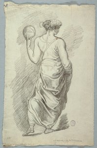 Urania, muze van de astronomie door Felice Giani