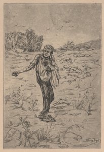 De zaaier van parabels door Félicien Rops