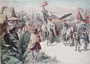 Stoet van de gouverneur van Hanoi, c.1870-80