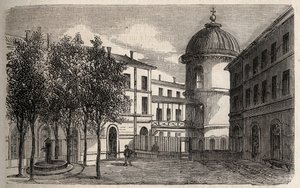 Parijs - Gevangenis de la Petite Roquette (gevangenis voor vrouwen en adolescenten) door Felix (after) Thorigny