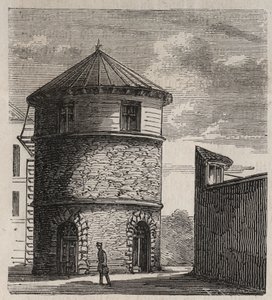 Parijs - Gevangenis de la Petite Roquette (gevangenis voor vrouwen en adolescenten) door Felix (after) Thorigny