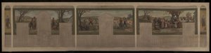 Schets voor de trouwzaal van het stadhuis van het 15e arrondissement: Trouw. Liefde. Moederliefde. Het zaad. De bekroning van het leven. Midlife. Voorzichtigheid door Felix A.M. (after) Jobbe Duval
