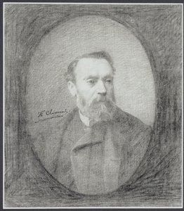 Zelfportret door Felix Auguste Clement