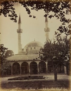 Album "Damas et Baalbek": Moskee van Damascus door Félix Bonfils