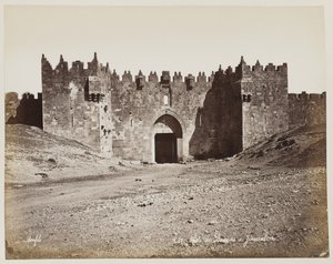 Poort van de Parels van Jeruzalem #287 door Félix Bonfils