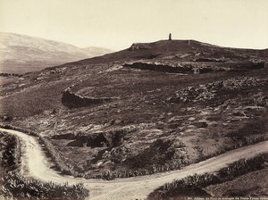 De Pnyx-berg of de Berg van de Dertig Tirannen, Athene door Félix Bonfils