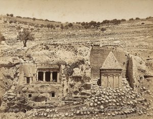 Graf van St. Hiëronymus in Palestina door Félix Bonfils