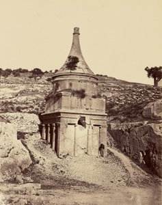 Graf van Absalom - Jeruzalem door Félix Bonfils