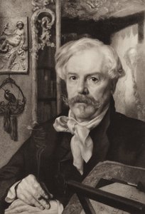 Edmond de Goncourt (gravure) door Felix Bracquemond