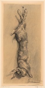 Het konijn van Garenne door Felix Bracquemond