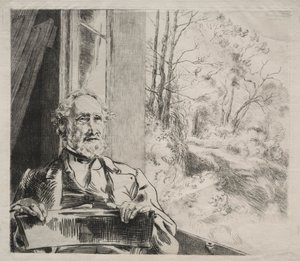 Meyer-Heine door Felix Bracquemond