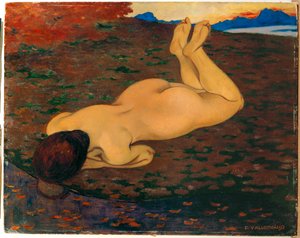 Badgasten of De Bron door Felix Edouard Vallotton