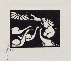 Bader met Zwanen, X uit "Les Petites Baigneuses", 1893