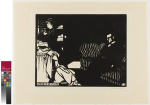 Klaarmaken voor een Bezoek, plaat acht uit Intimacies, 1898