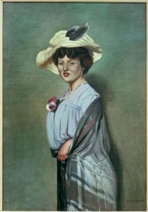 De Engelse door Felix Edouard Vallotton