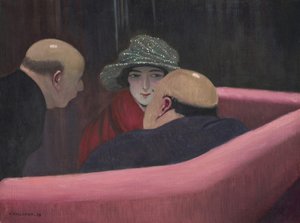 De kuise Suzanne, 1922 door Felix Edouard Vallotton