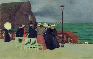 De planken in Etretat, 1899