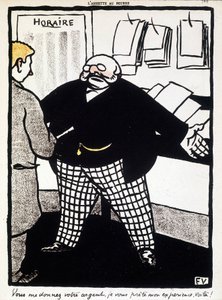 Geld en bankieren door Félix Vallotton - in 