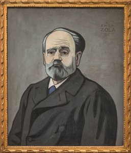 Portret van Emile Zola