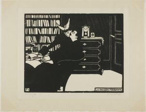 De Dwingende Reden, plaat vier uit Intimiteiten door Felix Edouard Vallotton