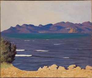 De Esterel en de baai van Cannes door Felix Edouard Vallotton