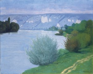 De Seine bij Les Andelys door Felix Edouard Vallotton