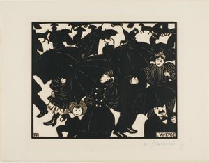 De Regenbui door Felix Edouard Vallotton