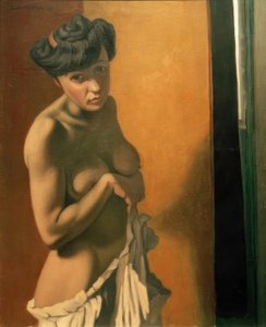 Naakt torso bruin door Felix Edouard Vallotton