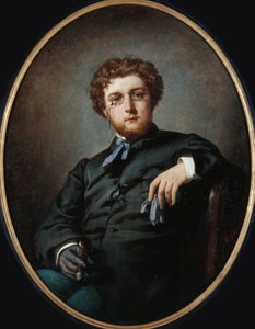 Portret van de componist Georges Bizet 1838-1875, ca. 1865 door Felix Henri Giacomotti